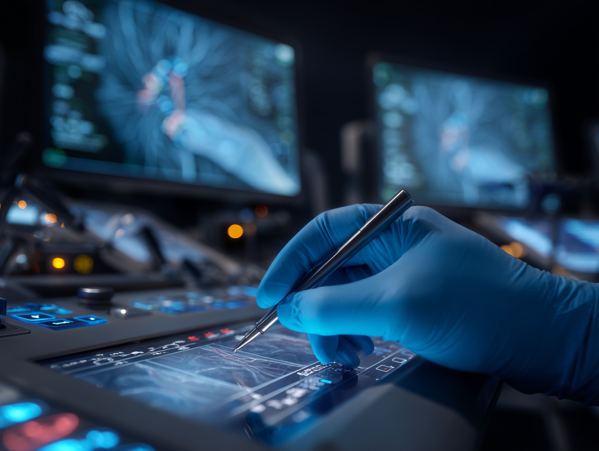 CATH LABu3939414578_Photorealistic_close-up_of_gloved_hands_adjusting_64acf8d9-7242-4ff7-a48f-dce07002ef4a_1