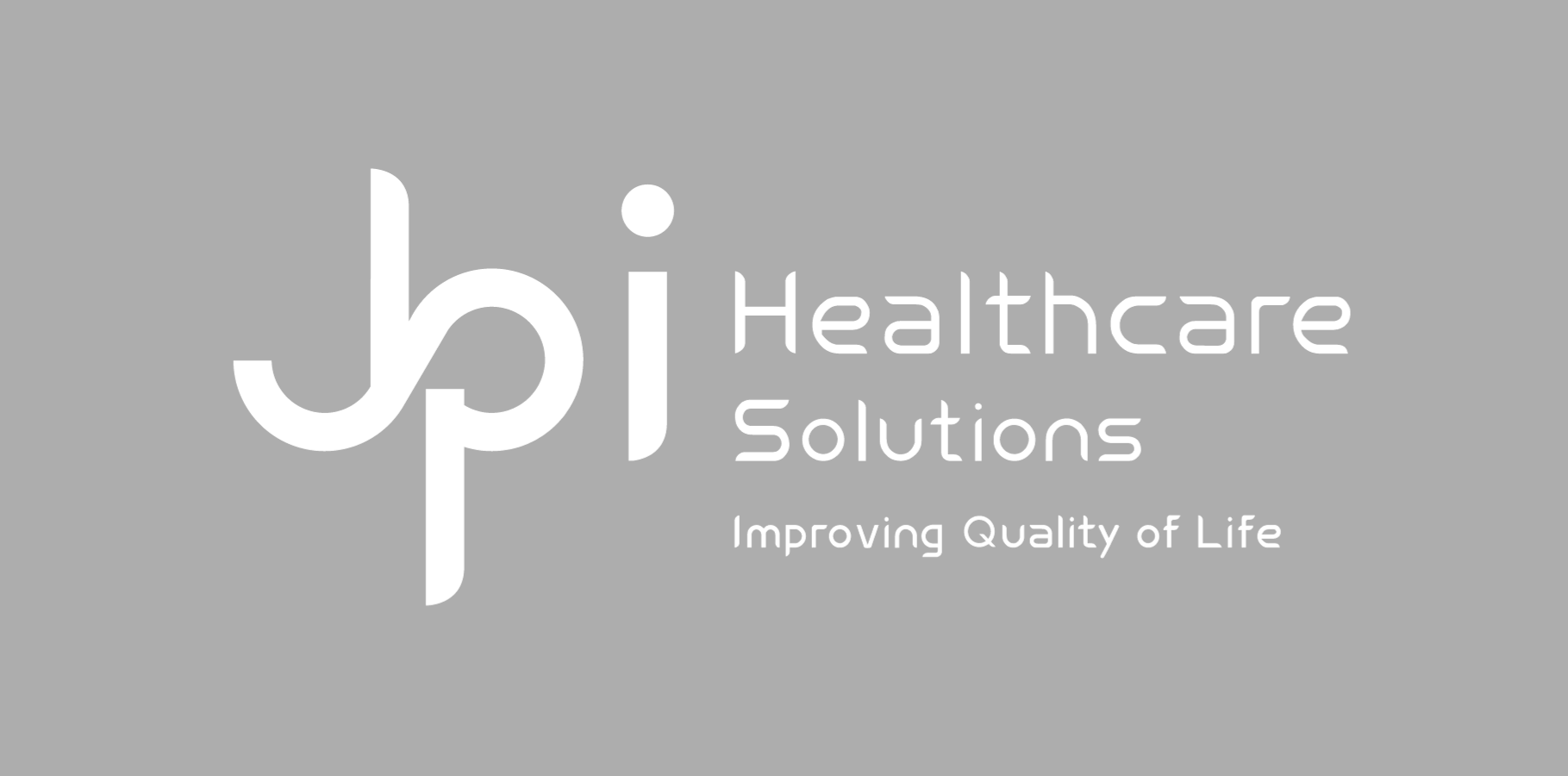 JPI Healthcare Solutions White Logo dark bg