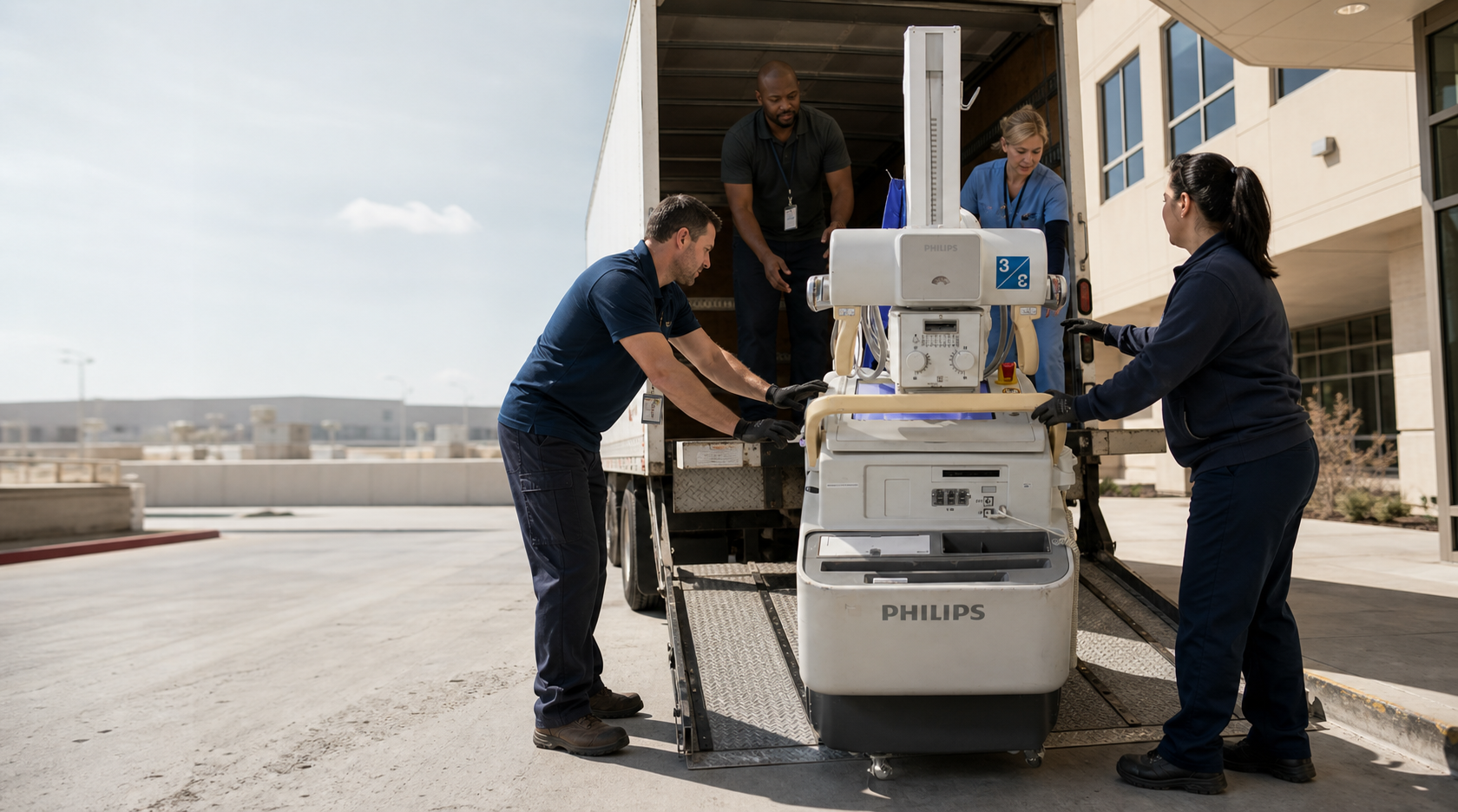 Group Loading XRay on Truck